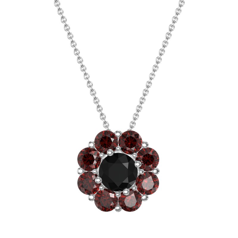 Halo Flower Necklace