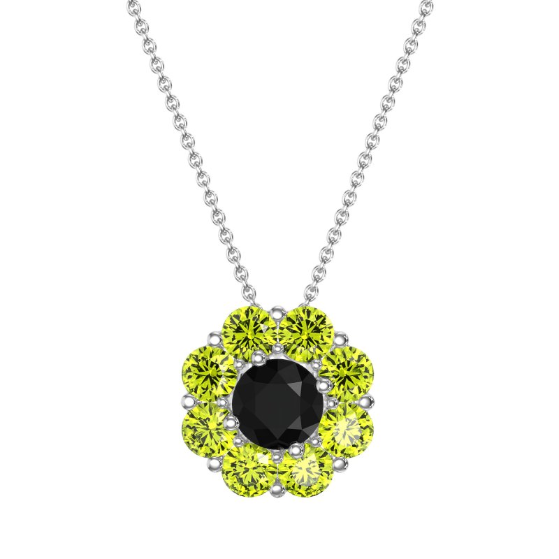Halo Flower Necklace