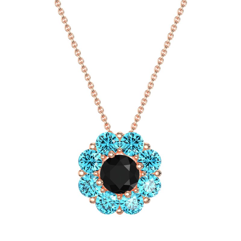 Halo Flower Necklace