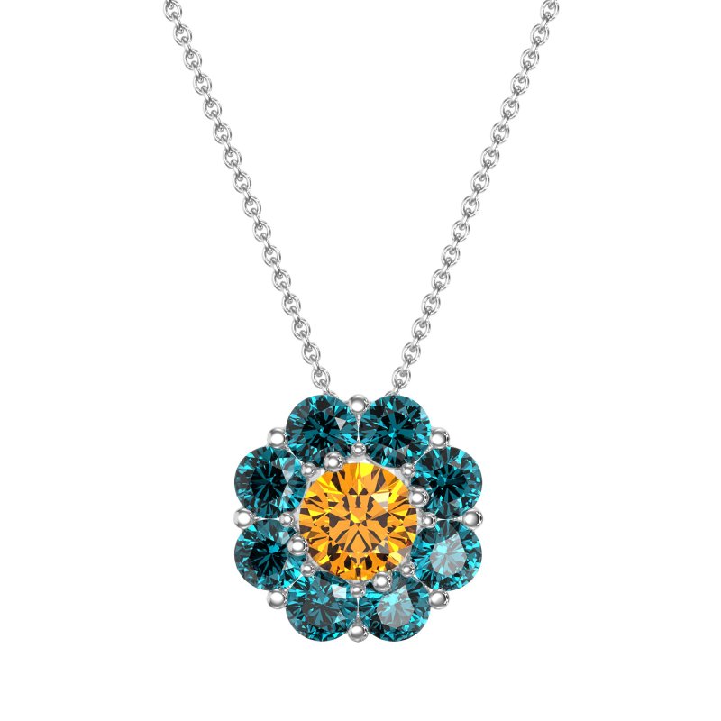 Halo Flower Necklace
