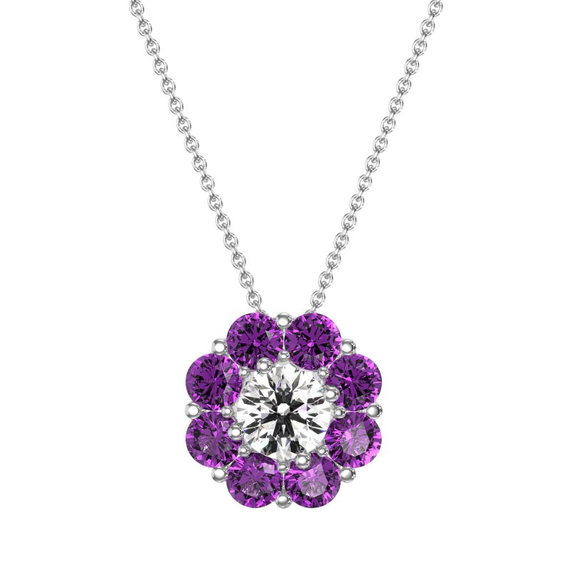 Halo Flower Necklace