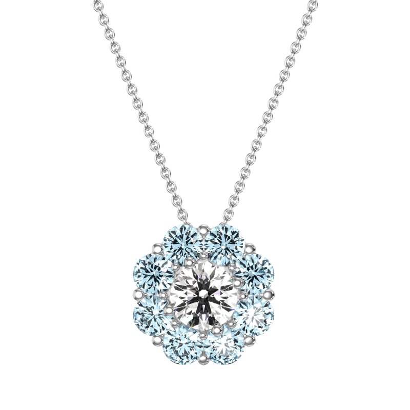 Halo Flower Necklace