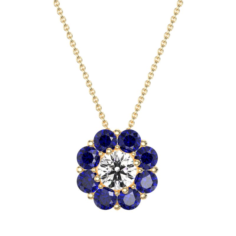Halo Flower Necklace