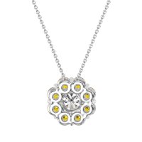 Halo Flower Necklace