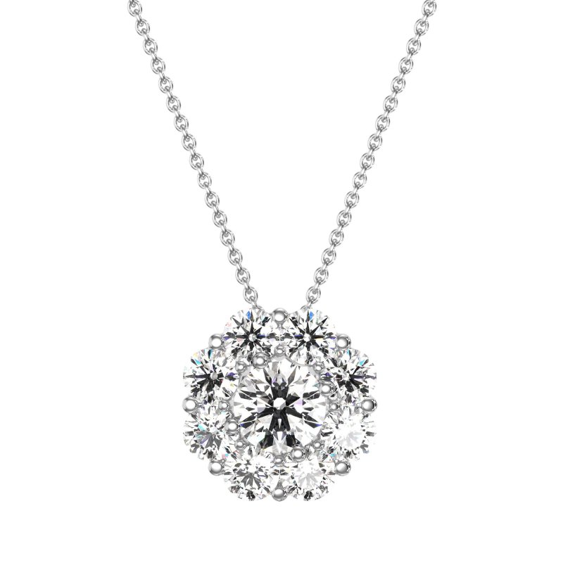 Halo Flower Necklace