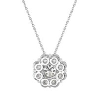Halo Flower Necklace
