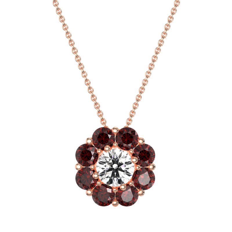 Halo Flower Necklace