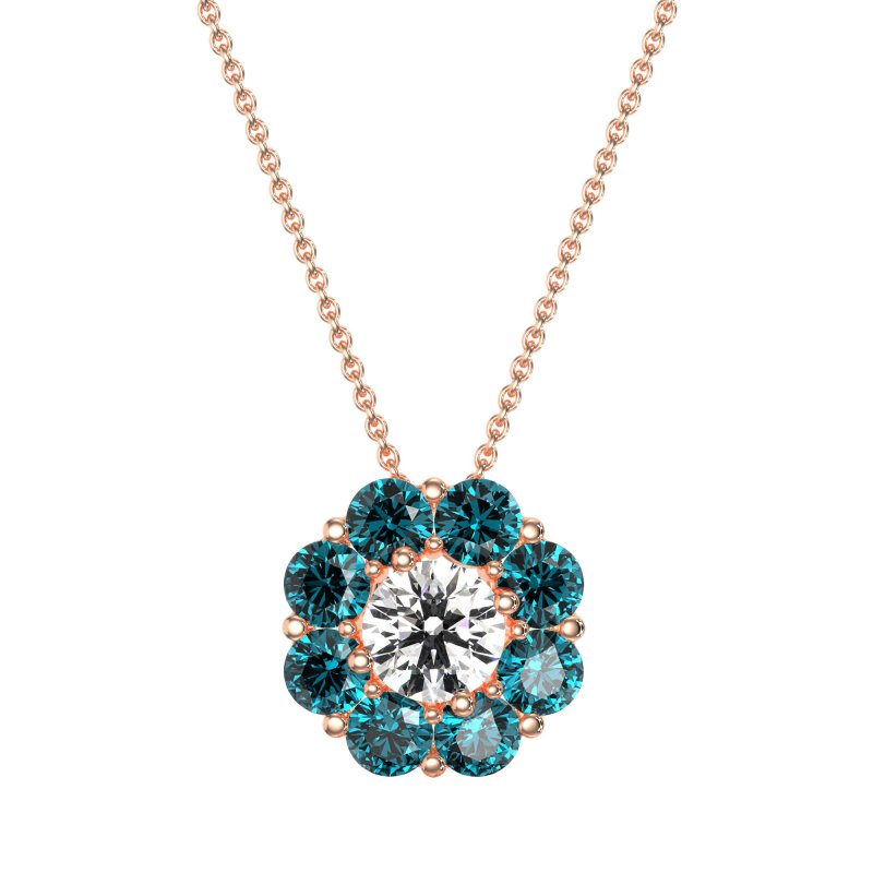 Halo Flower Necklace