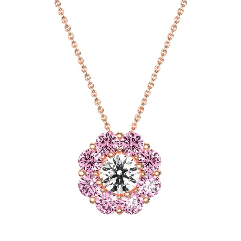 Halo Flower Necklace