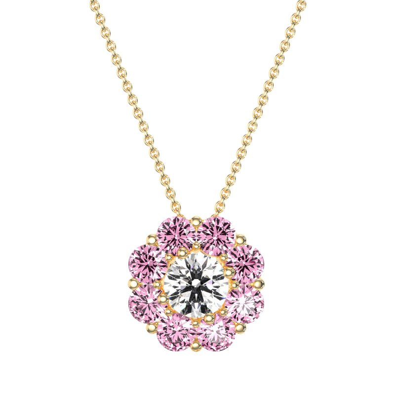 Halo Flower Necklace