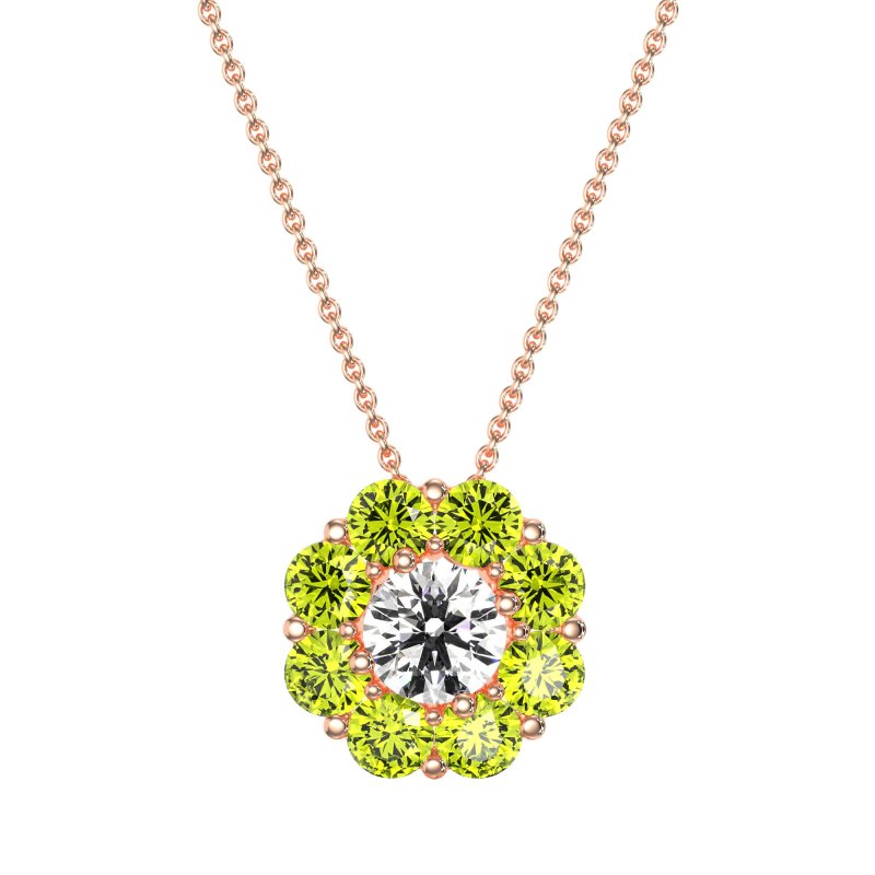 Halo Flower Necklace