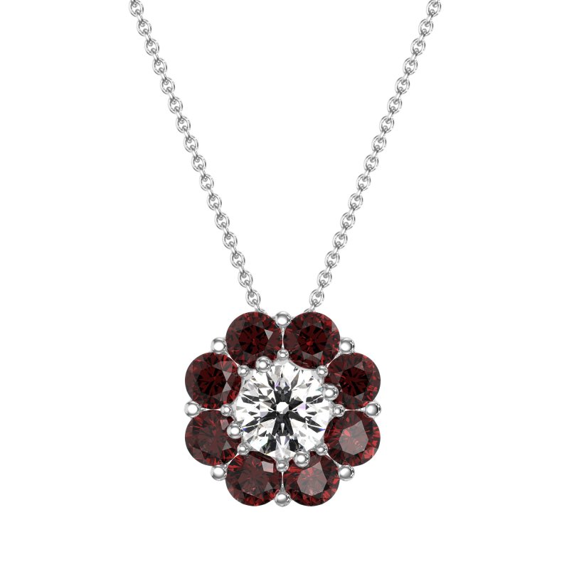 Halo Flower Necklace