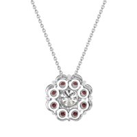 Halo Flower Necklace