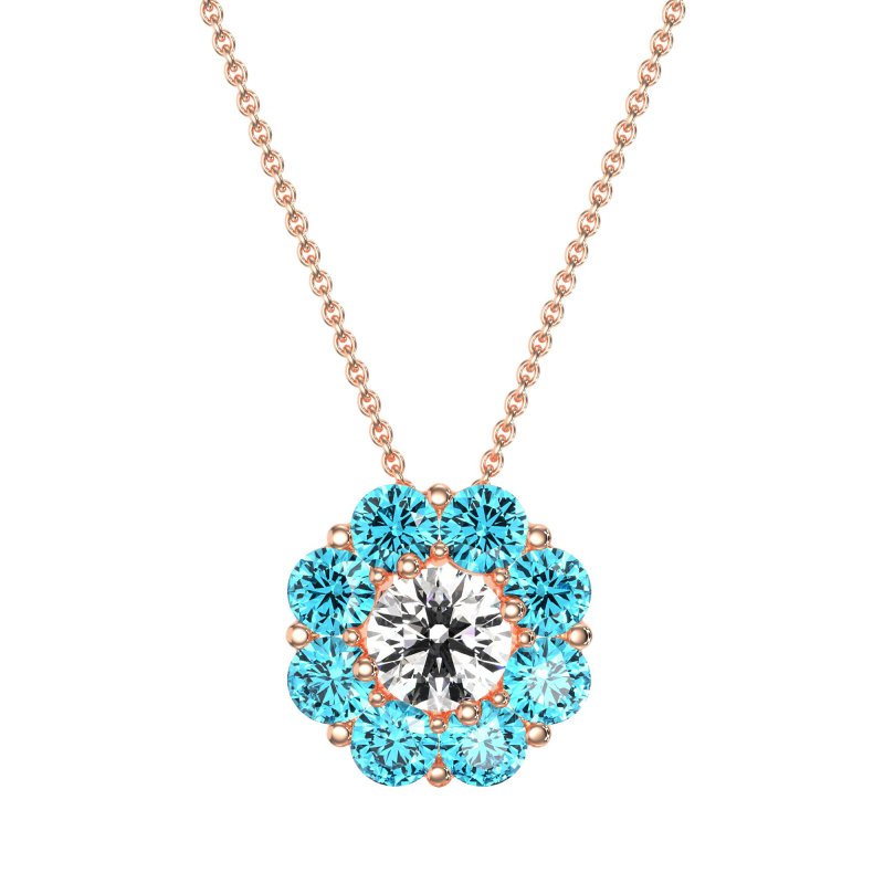 Halo Flower Necklace