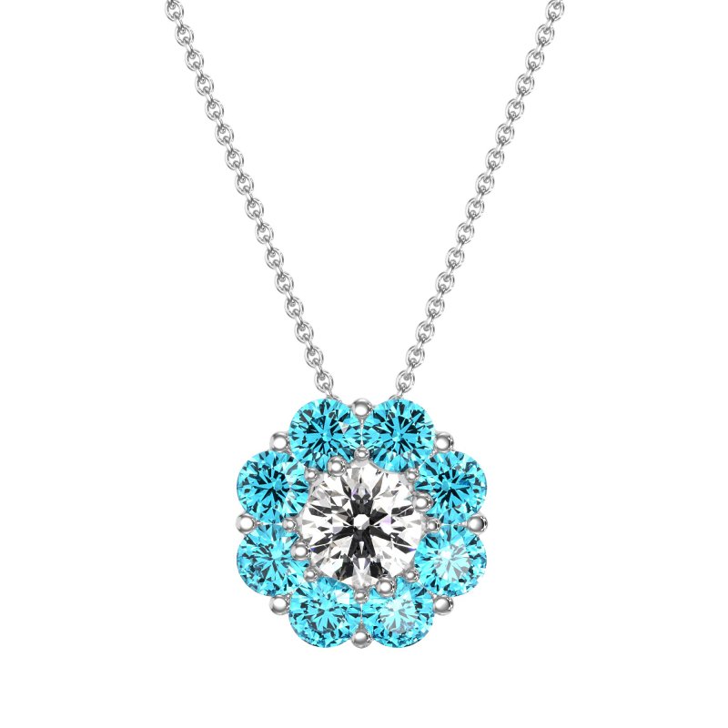 Halo Flower Necklace
