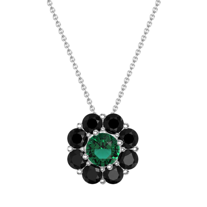 Halo Flower Necklace