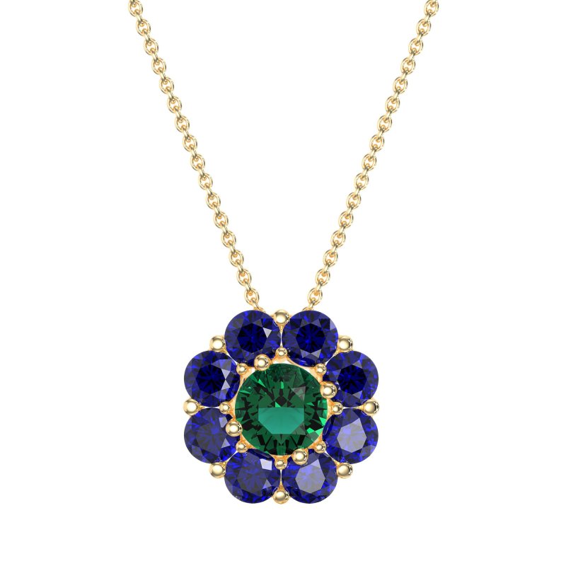 Halo Flower Necklace