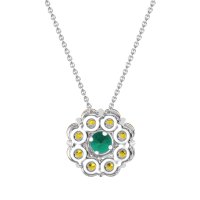 Halo Flower Necklace
