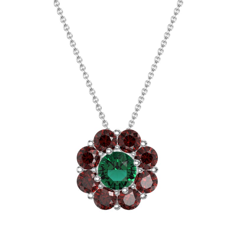 Halo Flower Necklace