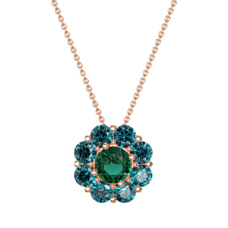 Halo Flower Necklace