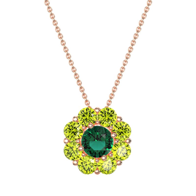 Halo Flower Necklace