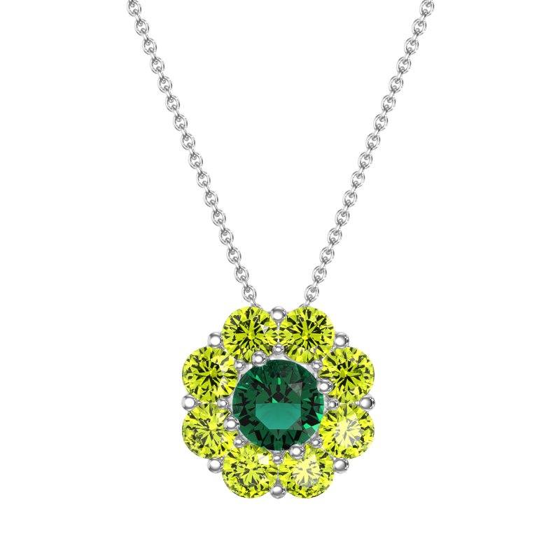 Halo Flower Necklace