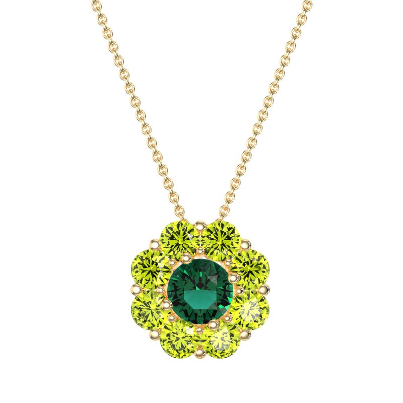 Halo Flower Necklace