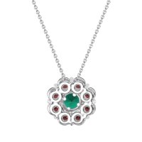 Halo Flower Necklace