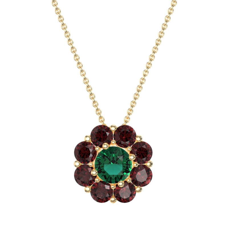 Halo Flower Necklace