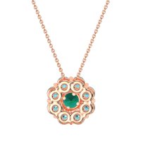 Halo Flower Necklace