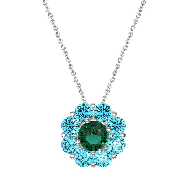Halo Flower Necklace