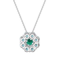 Halo Flower Necklace