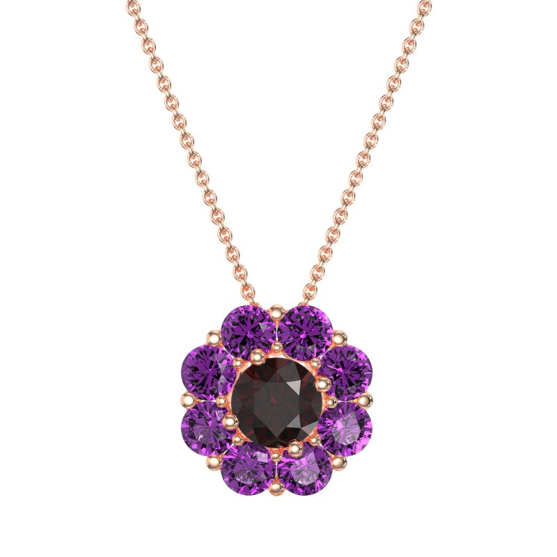 Halo Flower Necklace