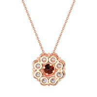 Halo Flower Necklace