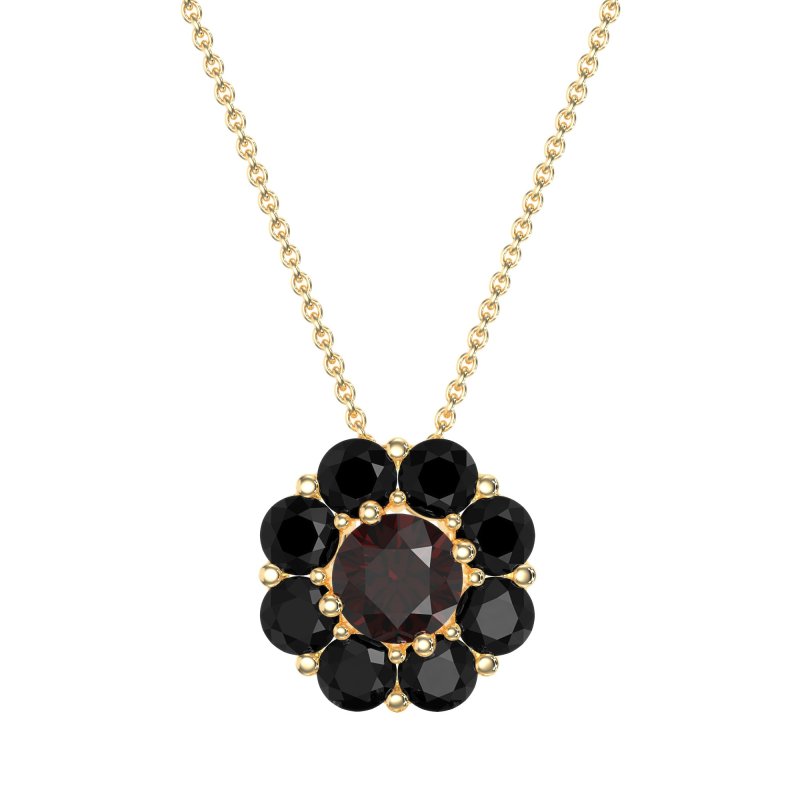 Halo Flower Necklace