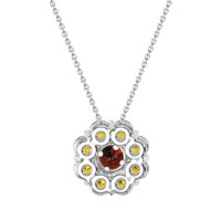 Halo Flower Necklace