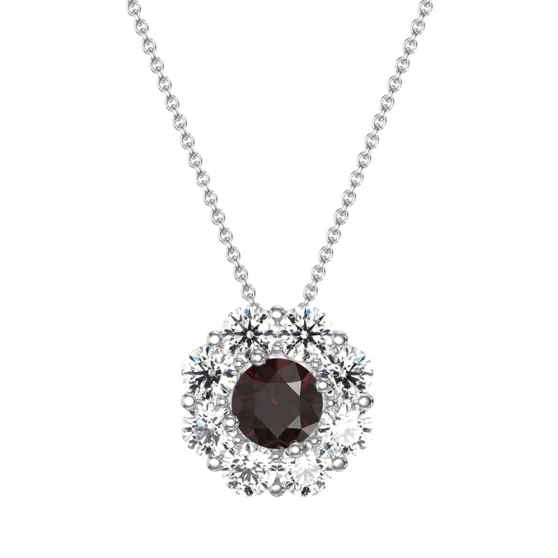 Halo Flower Necklace