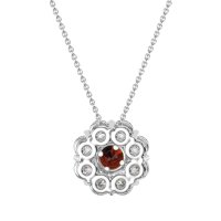 Halo Flower Necklace