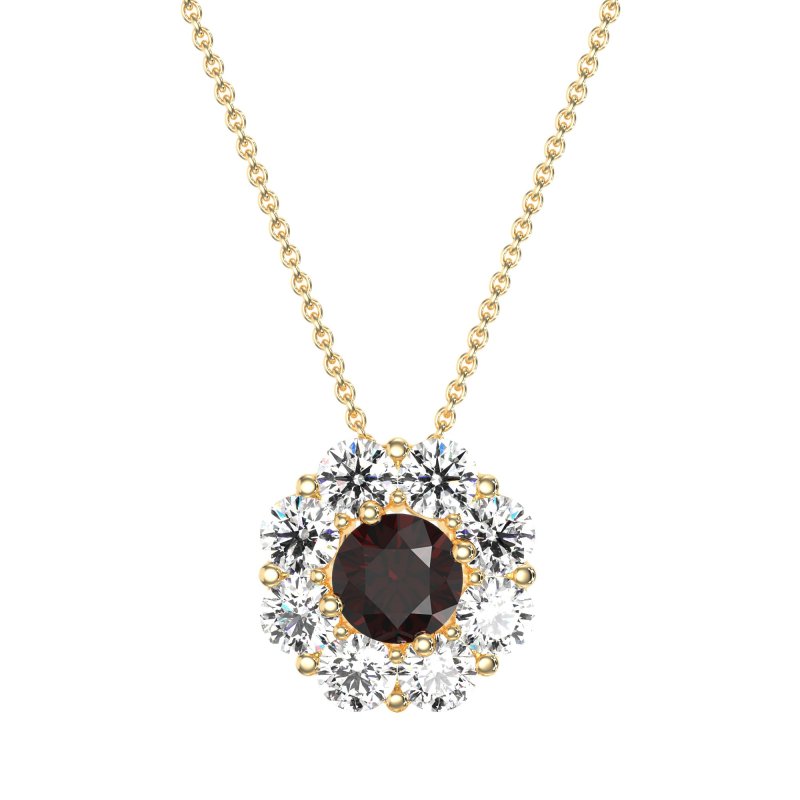 Halo Flower Necklace