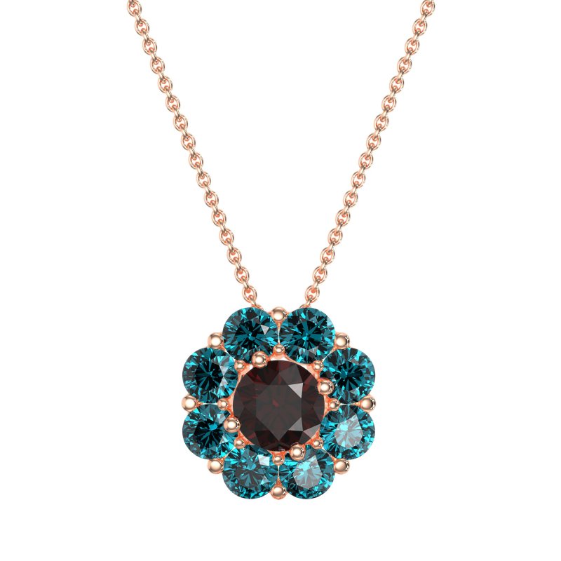Halo Flower Necklace