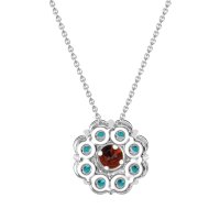 Halo Flower Necklace