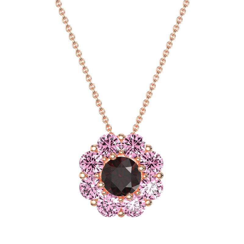 Halo Flower Necklace
