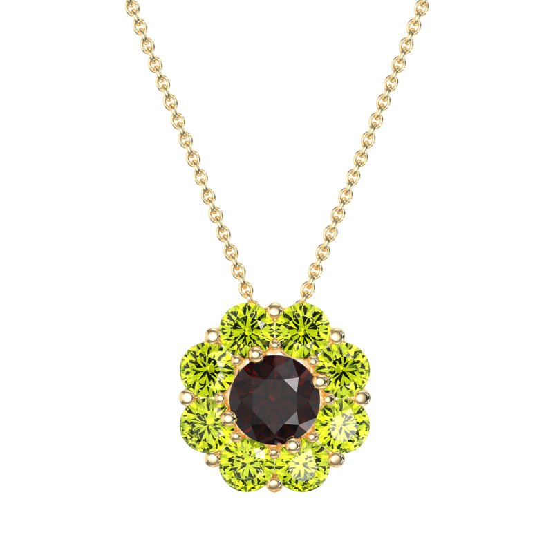 Halo Flower Necklace