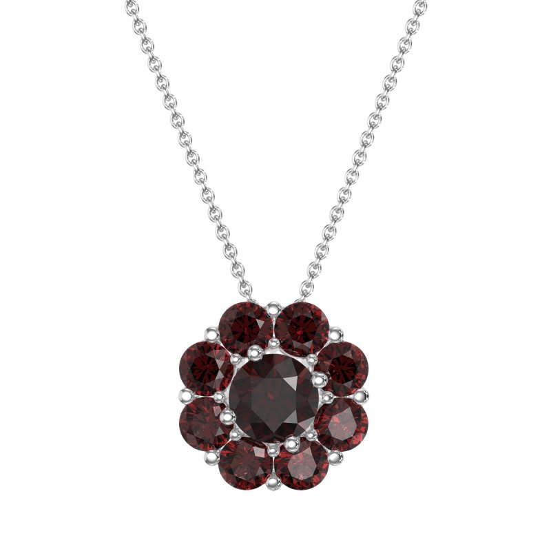 Halo Flower Necklace