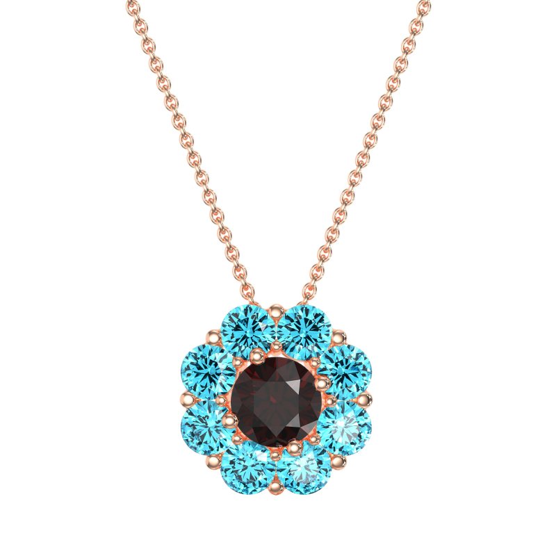 Halo Flower Necklace