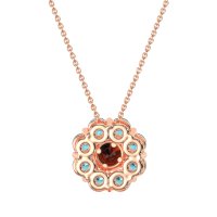 Halo Flower Necklace