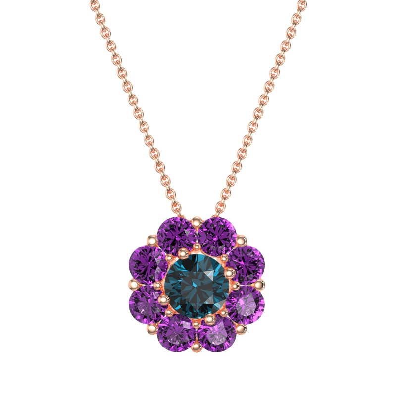 Halo Flower Necklace
