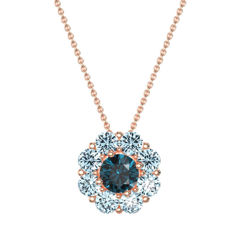 Halo Flower Necklace