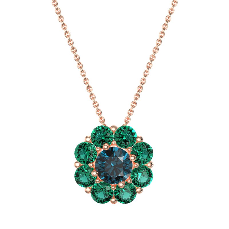 Halo Flower Necklace
