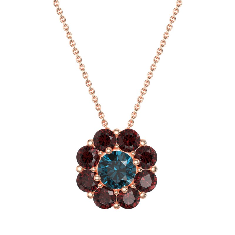 Halo Flower Necklace